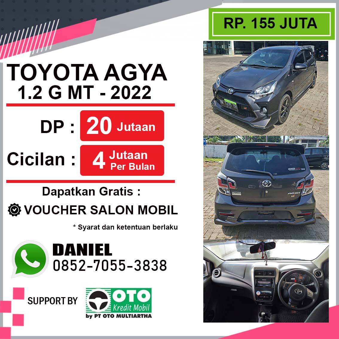 Agya G 1.2 G MT 2022
